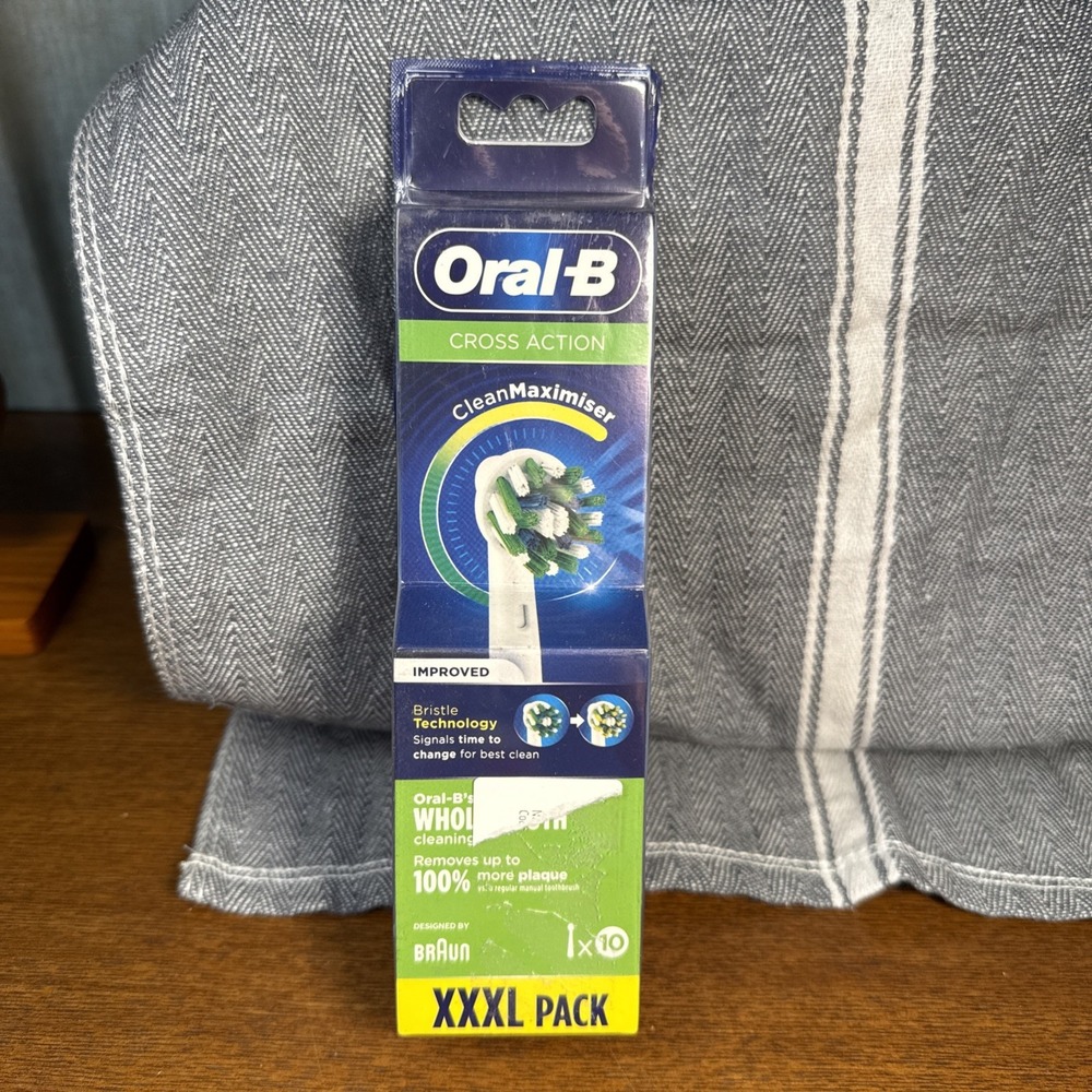 Oral B Cross Action Replacement Brush Heads XXXL Pack (10 heads)